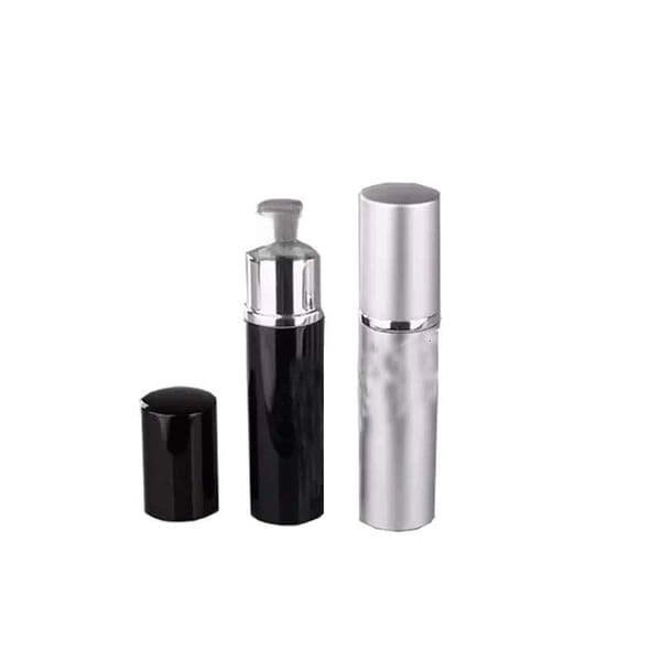 wholesale 10ml Travel Perfume Bottle Small Portable Refillable Pump Spray Atomizer Aluminum Bottles Home Fragrances Black/silver