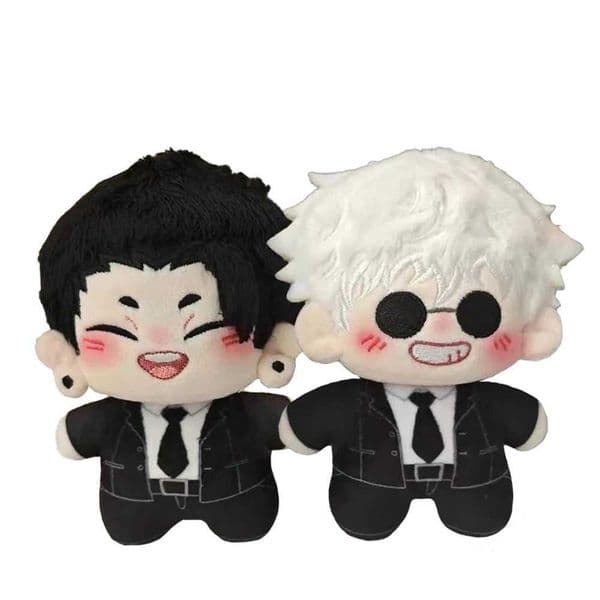 JJK Anime Plush Doll Cute Gojo and Geto Plushies Kawaii Bag Pendant Geto Suguru Stuffed Animals Doll Pillow Home Decor Kids Gift C260520