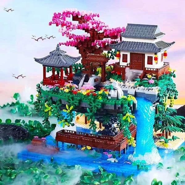 2850-Piece Taohuatan DIY Building Block Set - Mixed - Off and He Desktop Decoration - Par Supplies - Creative Surprise Holiday GiftsJ260520