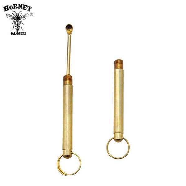 Smoking pipes Hot selling cigarette accessory metal mini cigarette nail spoon hidden gold spiral portable keychain