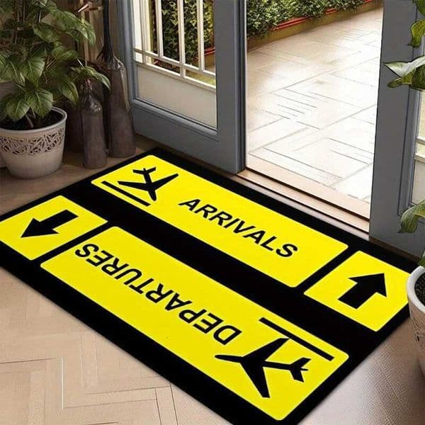 Takeoff and Landing Door Mat Porch Living Room Bedroom Entrance Non Slip Carpet Entrance Home Decoration Rug L260519
