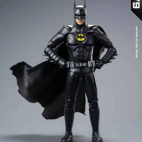 Fondjoy 1/9 2023 Keaton Batman Action Figure Collectible Trendy Toy Statue Desktop Ornament Doll Model Kit Boy Fans Gift J260520