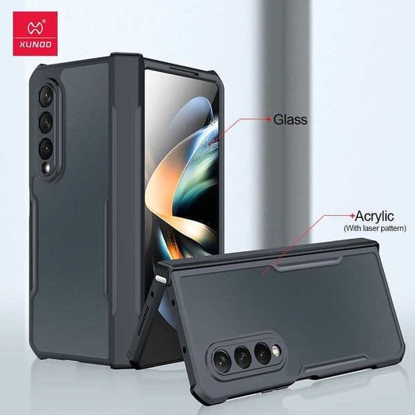 Xundd Foldable Case For Galaxy Z Fold 3 4 5 6 Fold 7 Airbag Shockproof Shell GlassPCTPU Protection Cover z 4 ZHR260520