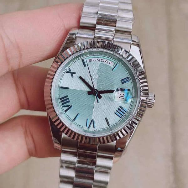 2025 New Version super u1 Mens Watch Designer Sapphire Crystal President Stainless Steel Waterproof Men Watches Automatic Mechanical Male Wristwatch blue dial