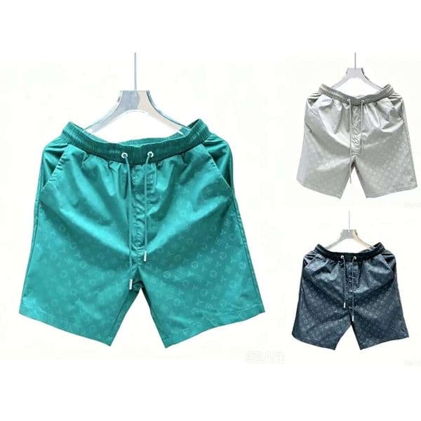 Men's Ice Silk Quick Dry Solid Shorts - Summer Casual Outdoor Sports Beach Board Pants