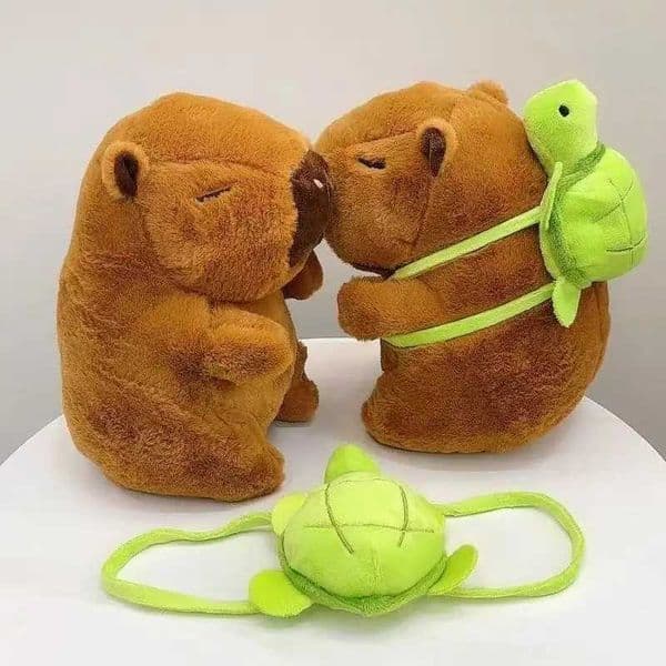 23cm Capybara Plush Simulation Capibara Anime Fluffty Toy Cute Doll Stuffed Animals Soft Doll Plush Christmas Thanksgiving Gift C260520