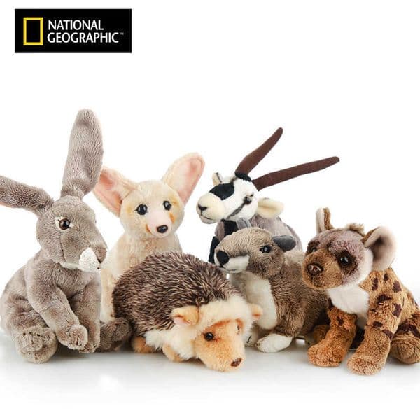 National Geographic Plush Toy 6inch Desert Series Animal Figurine Realistic Animal Plush DollL260520UH1F