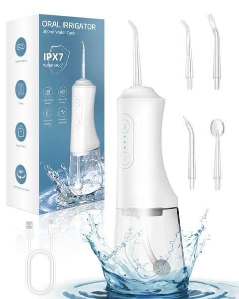 Water Dental Waterpick Irrigator Ipx7 Waterproof Irrigation Mouthwash Machine Oral Floss Flosser Irigator For Teeth Cleaner T260520