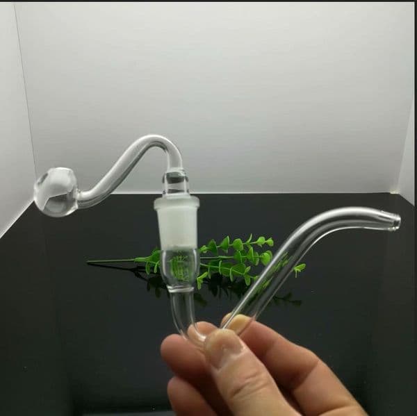 Hookahs New curved glass suction nozzle boiler set Glass bongs Oil Burner Glass Water Pipe Oil Rigs 14mm