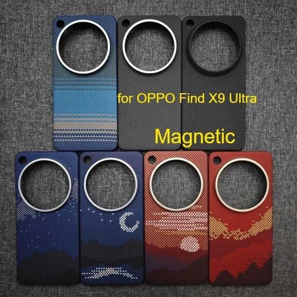 for OPPO Find X9 Ultra Magnetic Case Aramid Carbon Fiber Case Magnetic Ultra thin Lightweight Cover Mobile Phone Cases Covers Z260521