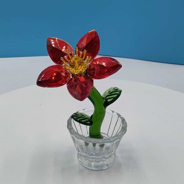 1pc decorative flower crystal sunflower orchid sunflower vehicle crafts desktop office ornaments crystal decorations wholesa L260521