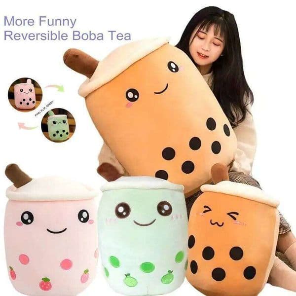 25-70cm Cartoon Fruit Bubble Cup pillow stuffed soft Drink Milk Tea back cushion fast food gifts for kids birthday 26L0521