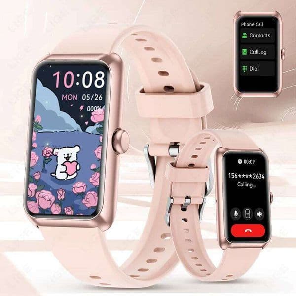 LIGE Women Smart Band Men Watch 1.47 Inch Full Touch Heart Rate Sports Fitness Smartwatch New Call Reminder Ladies Bracelet 2026