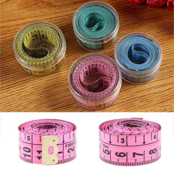 1PCS 15M 60 Flat Tape Measure for Tailor Sewing Cloth Soft Body Measuring Ruler 260521