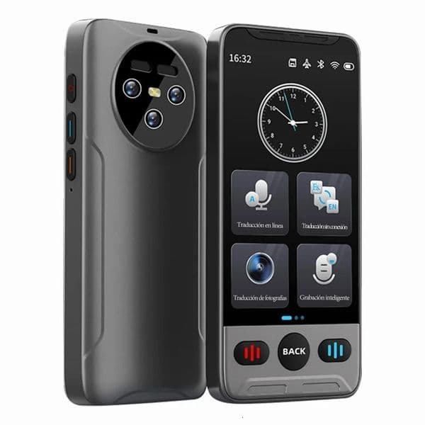 Smart Accurate Voice Touch Screen Translator Support 142 Languages HD Camera Po Offline Record TF Card Fast Translation 260521