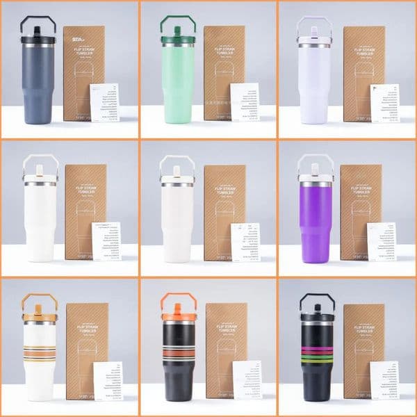 2026 Portable cologne 30Oz Car Coffee Cup Stainless Steel Insulated Ice Dominator Handheld Thermos perfume With Printing For Vehicle Use Free Shipping 1011