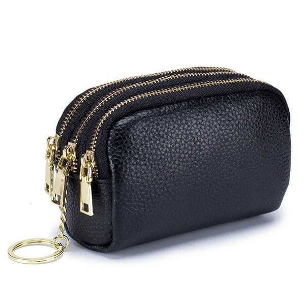 New Genuine Leather Women Wallets Double layer Cowhide Purses Multifunctional Large Capacity Coin Purse for Women DropshippingZHR260521