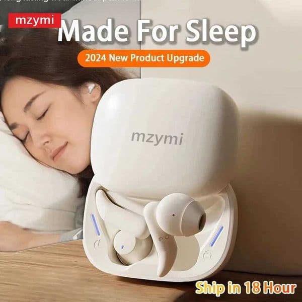 Mzymi C27 Sleep Invisible Earbuds Wireless Bluetooth Gaming Sports HiFi Stereo Sound Music Headphones TWS Earphones for T260521