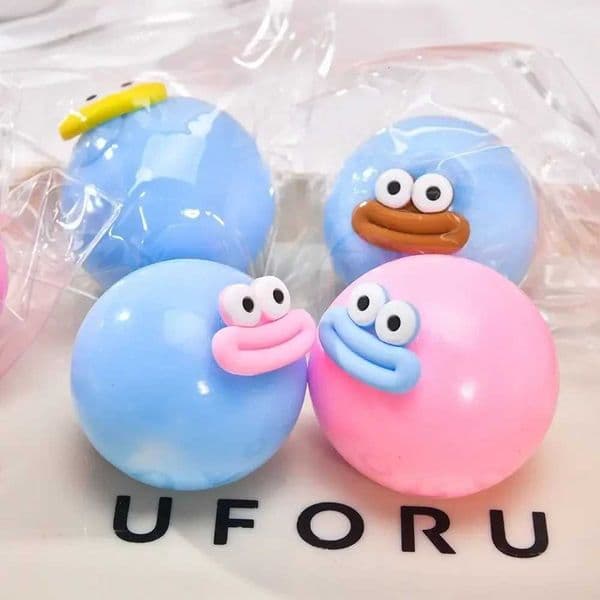 Monster Face Squishy Toy Soft Slow-Rebound Anxiety Relief ToyJ260521
