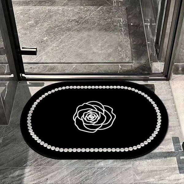 VIKAMA Mat For Door, Bathroom Floor Mat, Simple Fashionable, Anti-Slip, Easy To Clean And Absorb Water. 26W0521
