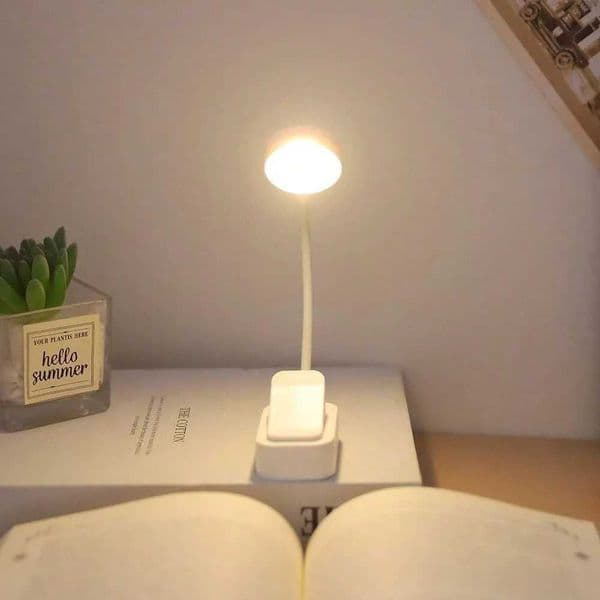 Mini LED Reading Book Light Table Lamp 3 Modes Adjustable Eye Protection Clip-On Study Reading Lamp for Travel Bedroom Book C260521