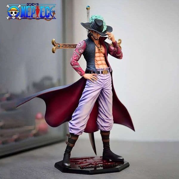 30cm/11.81in Anime Figure Dracule Mihawk Action Figures Pvc Statue Desktop Ornamen Collection Model Toys Gifts 26Y0521