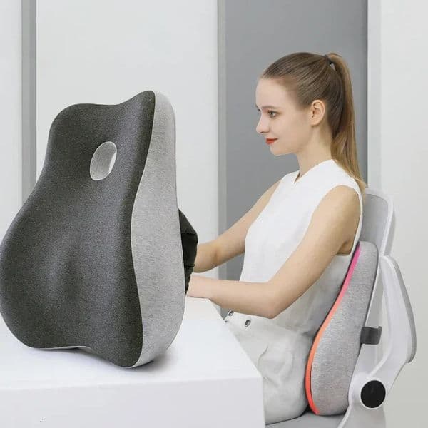 Memory Foam Waist Cushion Massage Back Orthopedic Pillow Lumbar Office Chair Cushion Car Seat Support Pad Buttock Coccyx Pillows 260520