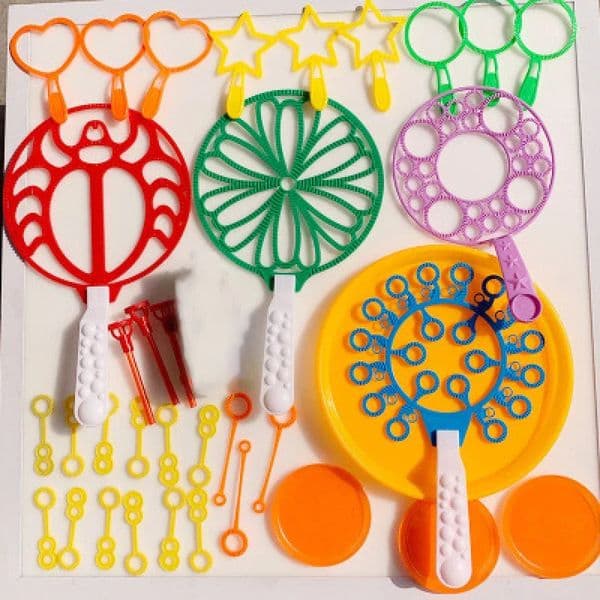 6-35pcs Bubble Machine Blowing Bubble Wand Tool Soap Bubble Maker Blower Set Big Bubble Dish Outdoor Funny Gift Toys260514