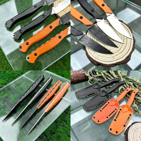 15700 Series Flyway Outdoor Fixed Blade Knife Full Tang Design Premium CPM 154 Steel Blade and Kydex Sheath Camping Hiking Tool