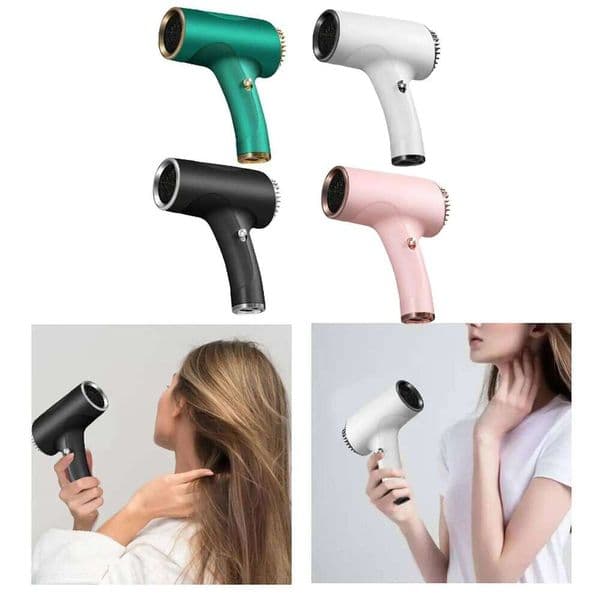 Rechargeable Cordless Hair Two Speeds Portable Powerful Blow Dryer for Home Dormitory Travel Use 26Y0521