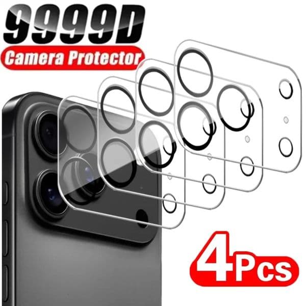 NNBILI 4PCS Camera Lens Protector Glass For iPhone 17 Pro Max 17 Air Camera Protective Glass Scratch Resistant Shatter Resistant 260521