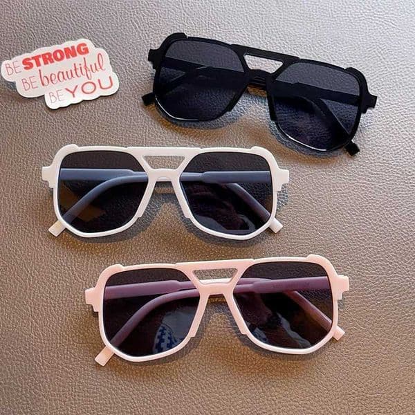 2026 Girls Boys Fashion Square Frame Sunglasses UV400 Children Colors Outdoor Sun Eye Protection Sunglasses Kids Sun Glasses L260521VZ5C