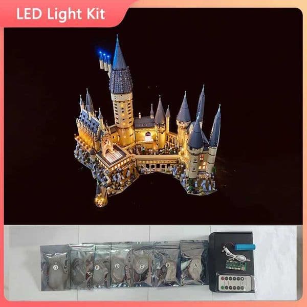 LED Light Set For 71043 Hogwarts Castle compatible 69500 Only LED Light NOT Include The Model BricksT260521