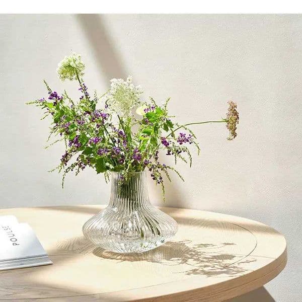 Minimalism Transparent Glass Vase Desk Decoration Floral Vases Hydroponics Flower Pots Decorative Arrangement Home Decor L260521