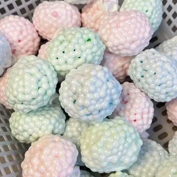 Shapeable Vacuum Squishies Sand Ball Grape Stress Ball Stress Relief Noisy Ball Desktop Squeezing Soothing Toy Birthday Gift M260521