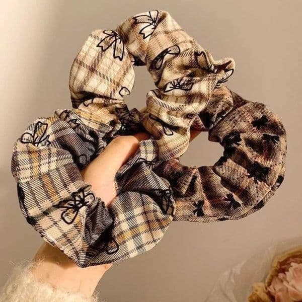 1/3pcs Delicate Fashion French Retro Academy Style Bow Series Large Intestine Hair Hoop Tie Tail Hair Rope Hair Accessories M260521