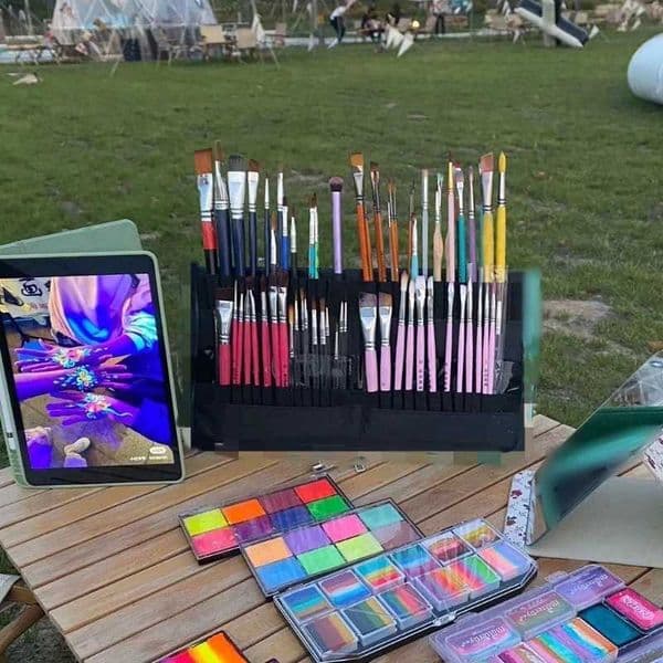 Brush storage brush bag large capacity foldable portable make up brush bag dedicated storage bag for body painting makeup M260521