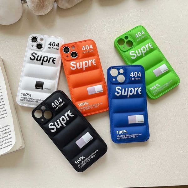 Fashion Down Jacket Puffer Case for iPhone 17 Pro Max 16 15 14 Plus 13 12 11 XR Lovely Silicone i Phone Cover Etui Z260521