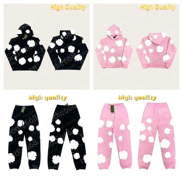 Tracksuit wreath kapok foam hoddies high street mens tracksuit print hip hop cotton print athleisure mens clothing designer pullover denshorts sweatsuit hoodies
