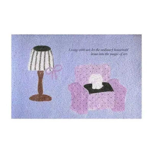 Anti slip floor mat with silk ring for entry into the living room entrance to the foyer carpet for anti slip at the entranceT260521