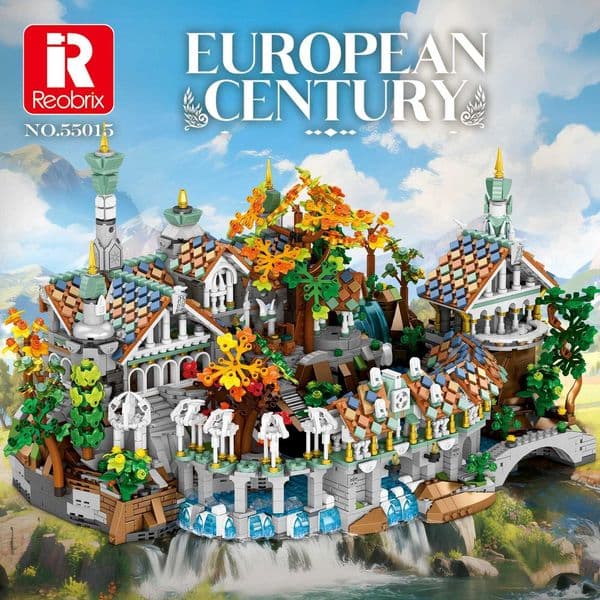 Lord Rings Ravine Modular Buildings Set Medieval Duskvale Sanctum Architecture Model Building Blocks Toys Adults Gift 4406pcsJ260521