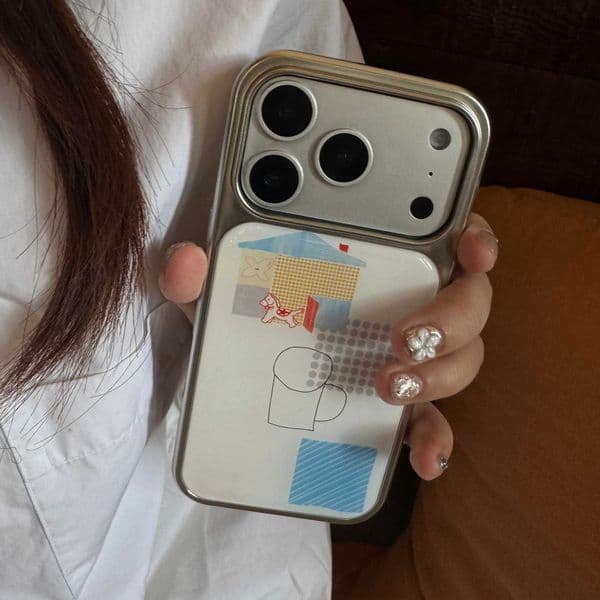 Ins Cartoon Cute little horses Phone Case for IPhone 11 12 13 14 15 16 17 Pro Max 17 Air 16 Plus Shockproof Dustproof Back Cover Z260521