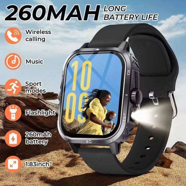 2026 New Smartwatch Bluetooth Wireless Call Siri Alarm Multi-Sport Hiking Remote Camera Music Weather Games for Gift Man Woman
