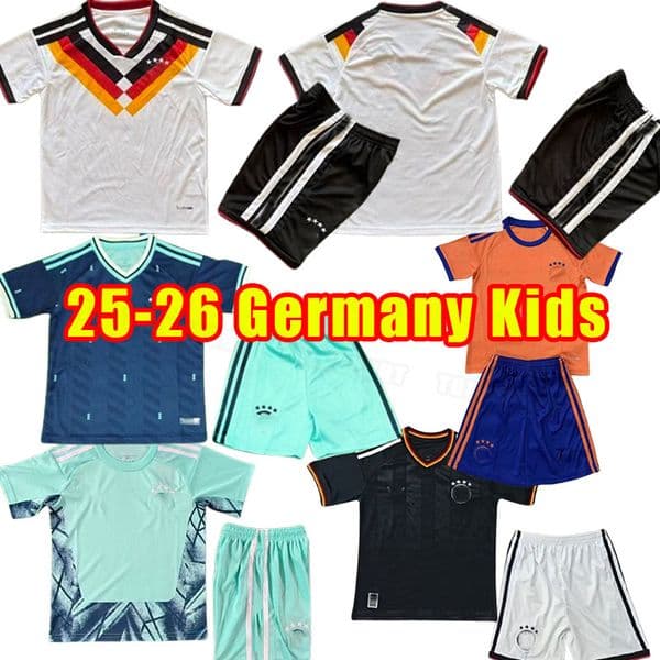 2026 HUMMELS Soccer Jerseys Germany KROOS WERNER MULLER set Football shirt GOTZE SANEA KHEDIRA REUS German 26 27 Full Kit Men Kids child home away long sleeve 125 years