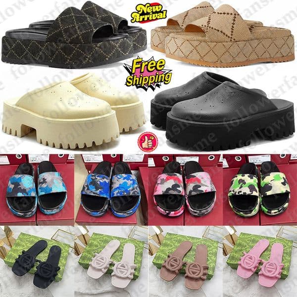 Free Shipping Designer sandals slides clogs heels slippers sliders sandles clog shoes for mens d h gate womens woman sandal mules sandale Flip Flops