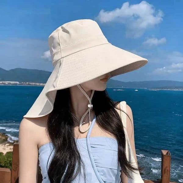 1PC Outdoor Sun Hat Wide Brim Summer Visor Cap UV Protection Full Face Neck Cover Fishing Breathable Unisex C260521