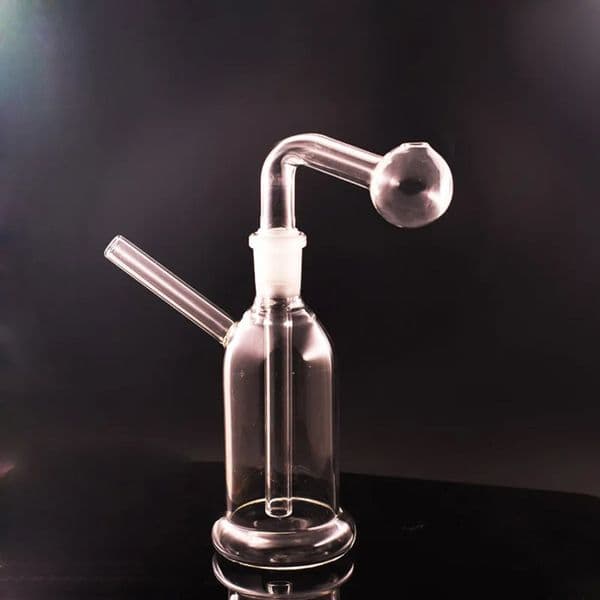 2026 6Inch Glass Burner Bong 14Mm Clear Pyrex Thick Handsize Recycler Smoking Water Pipe With Downstem Oil Bowl Pots Free Shipping 02