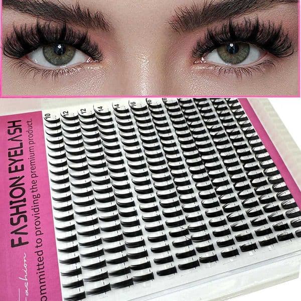 New Spikes Lashes 10-20mm Mix Extension Premade Individual Lashes Cluster Eyelashes Wispy Lashes Clusters Volume Manga Eyelashes C260521