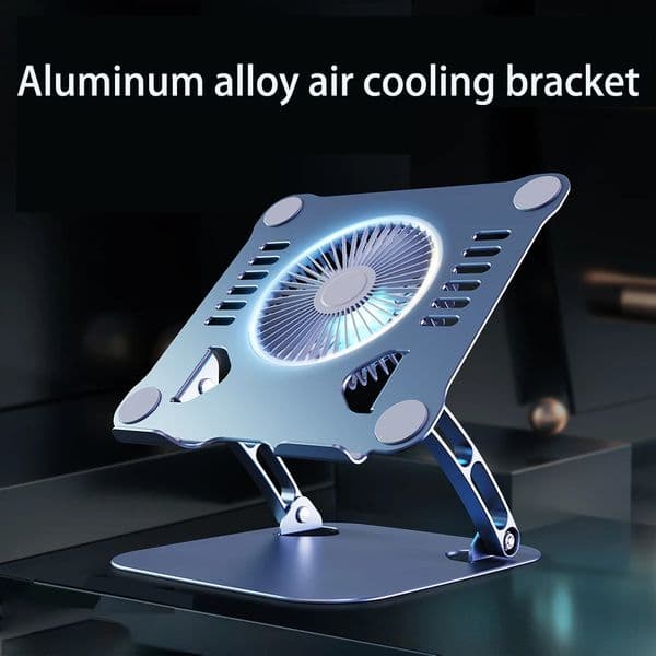 Laptop Stand with Computer Cooling Fan for 11-16 Inch Dell Aluminum alloy Bracket for All Gaming laptop 260521