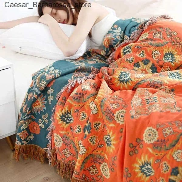Nordic Throw Blanket For Beds Cotton Double Sided Sofa Cover Sofa Cushion Soft Blanket Leisure Bedspread Four Seasons Thin QuiltL2605218DZI